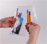 Document holder bag, DL, PP, snap, VICTORIA Office, transparent